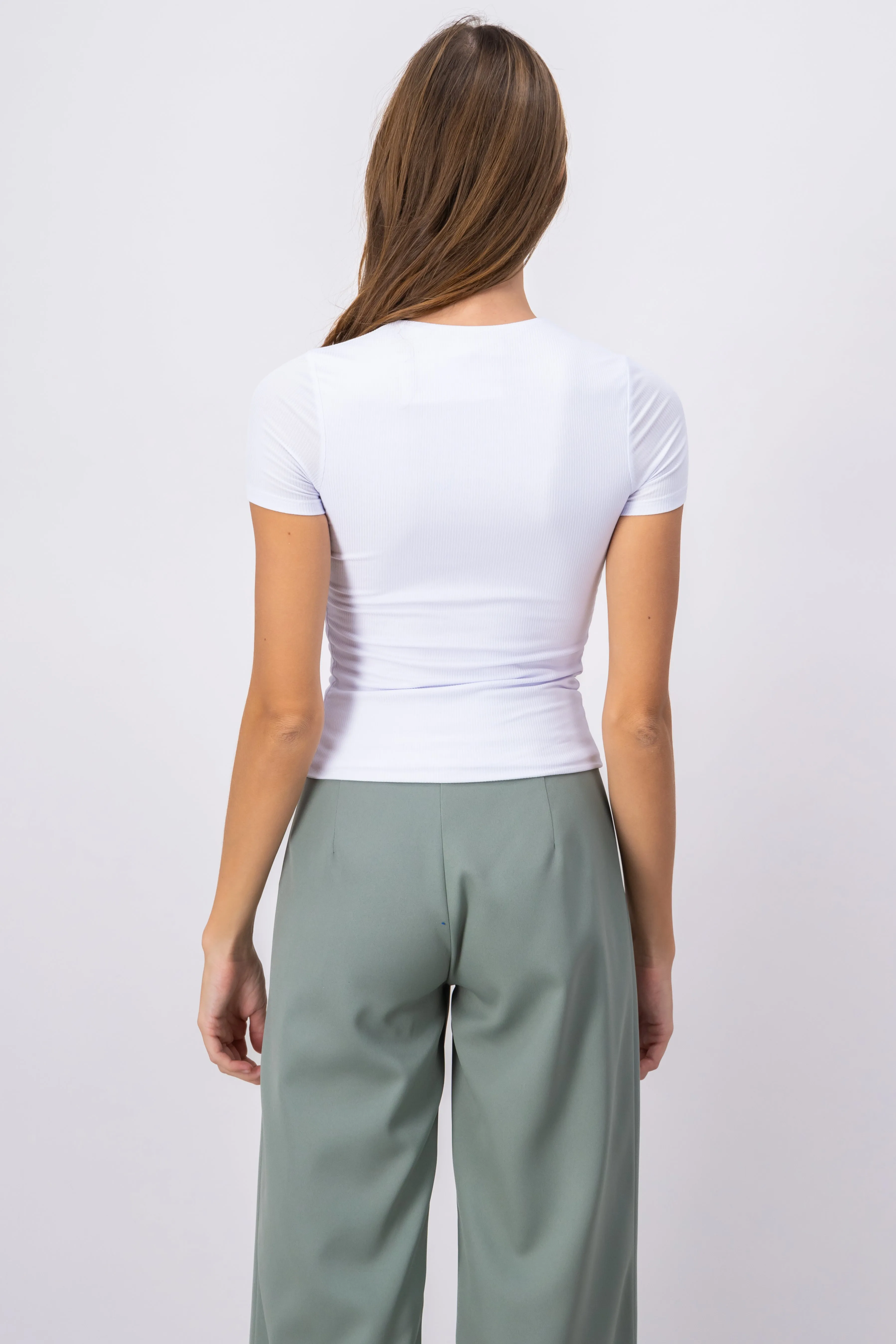 Top tejido doble manga corta sold by Shasa product image thumbnail 4