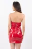 Vestido strapless mini efecto piel sold by Shasa