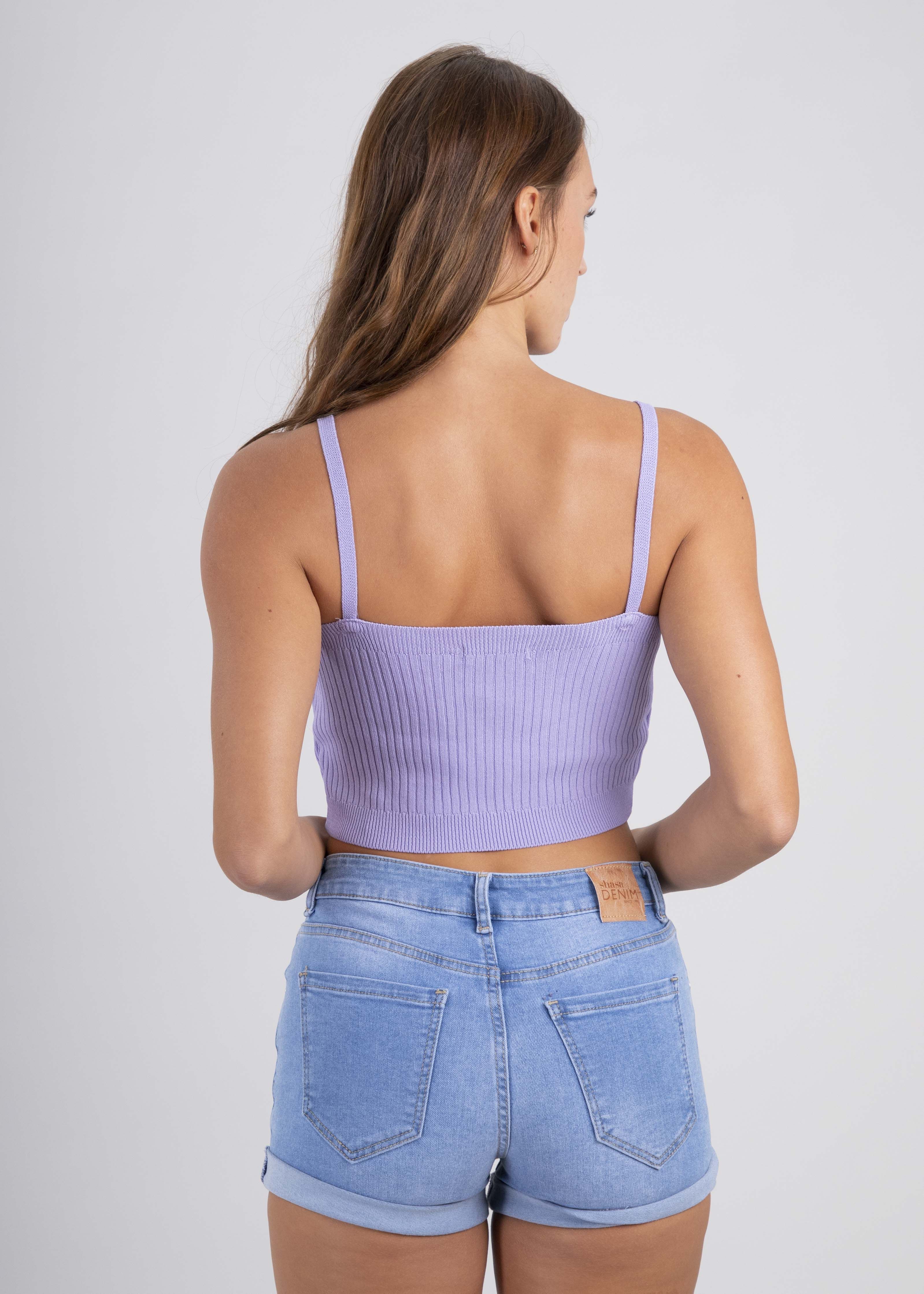 Top tejido acanalado tirantes sold by Shasa product image thumbnail 4