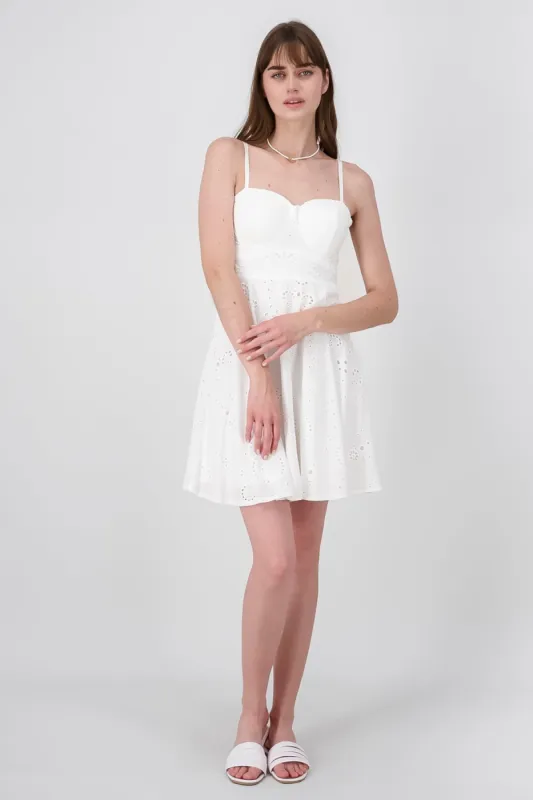 Vestido Copas Con Textura Bordado sold by Shasa