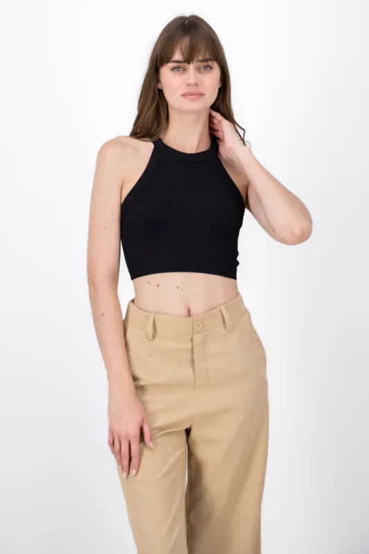 Top Seamless Acanalado Sin Manga sold by Shasa