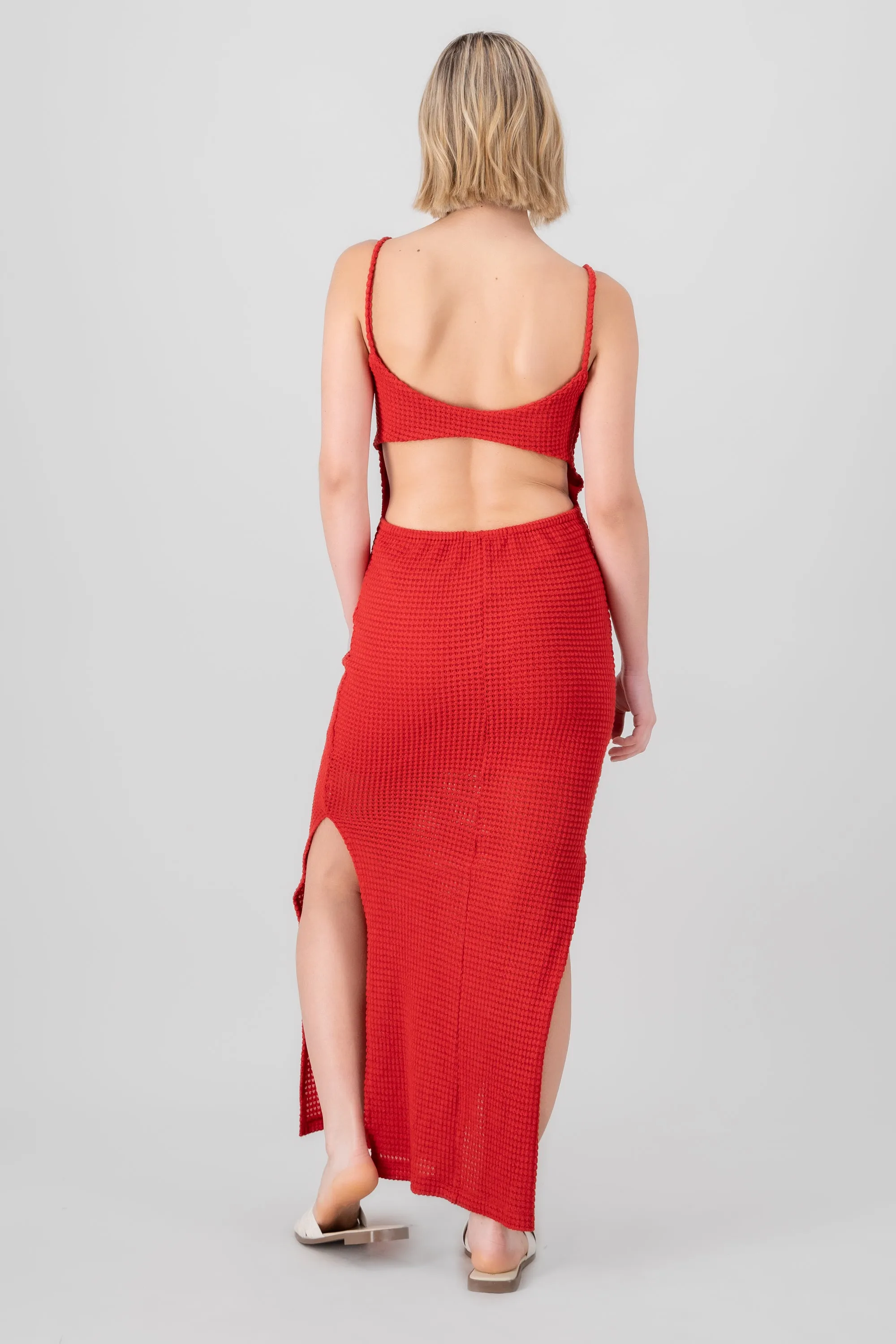 Vestido maxi escote espalda textura sold by Shasa product image thumbnail 4