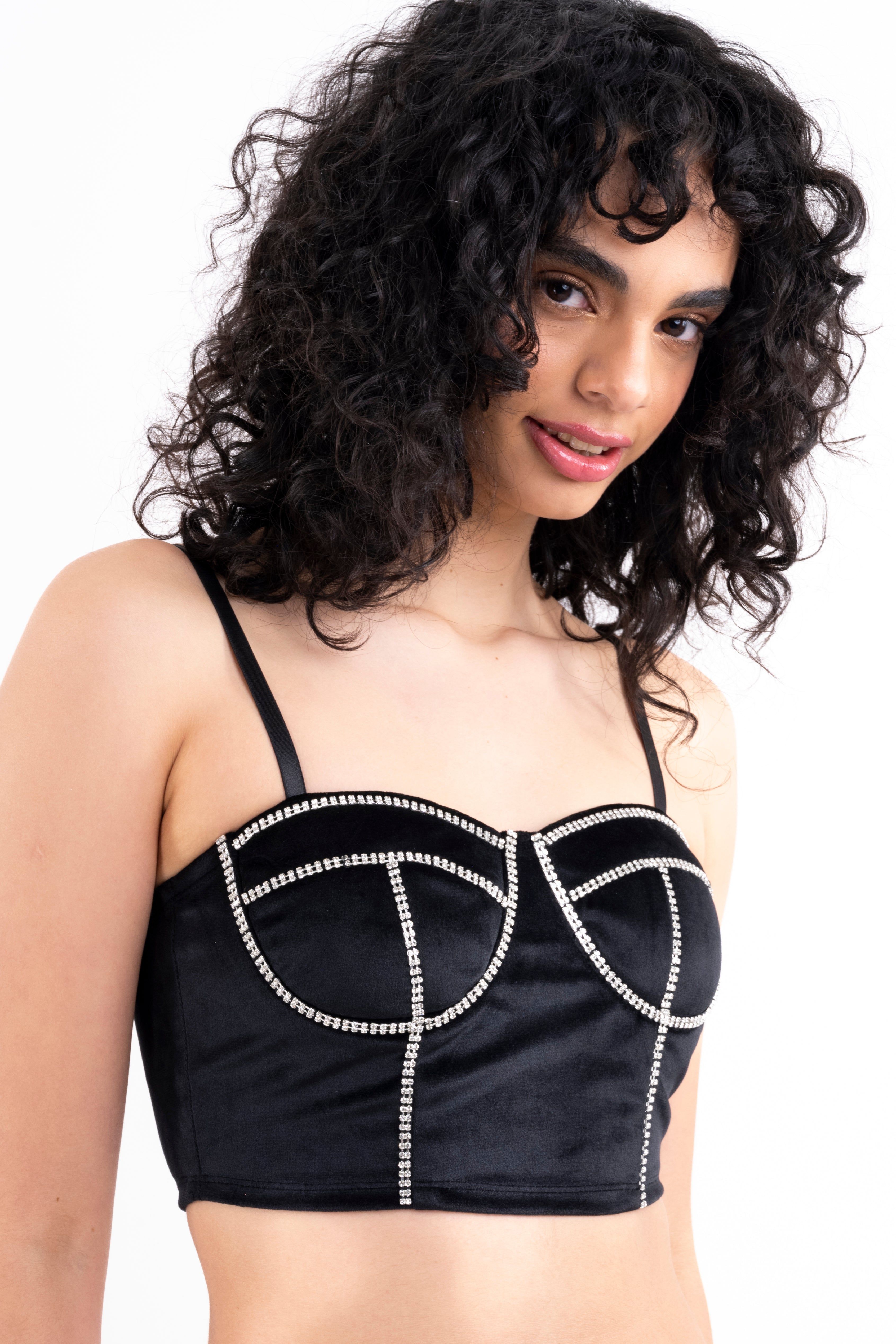 Top velvet copas brillos sold by Shasa product image thumbnail 5