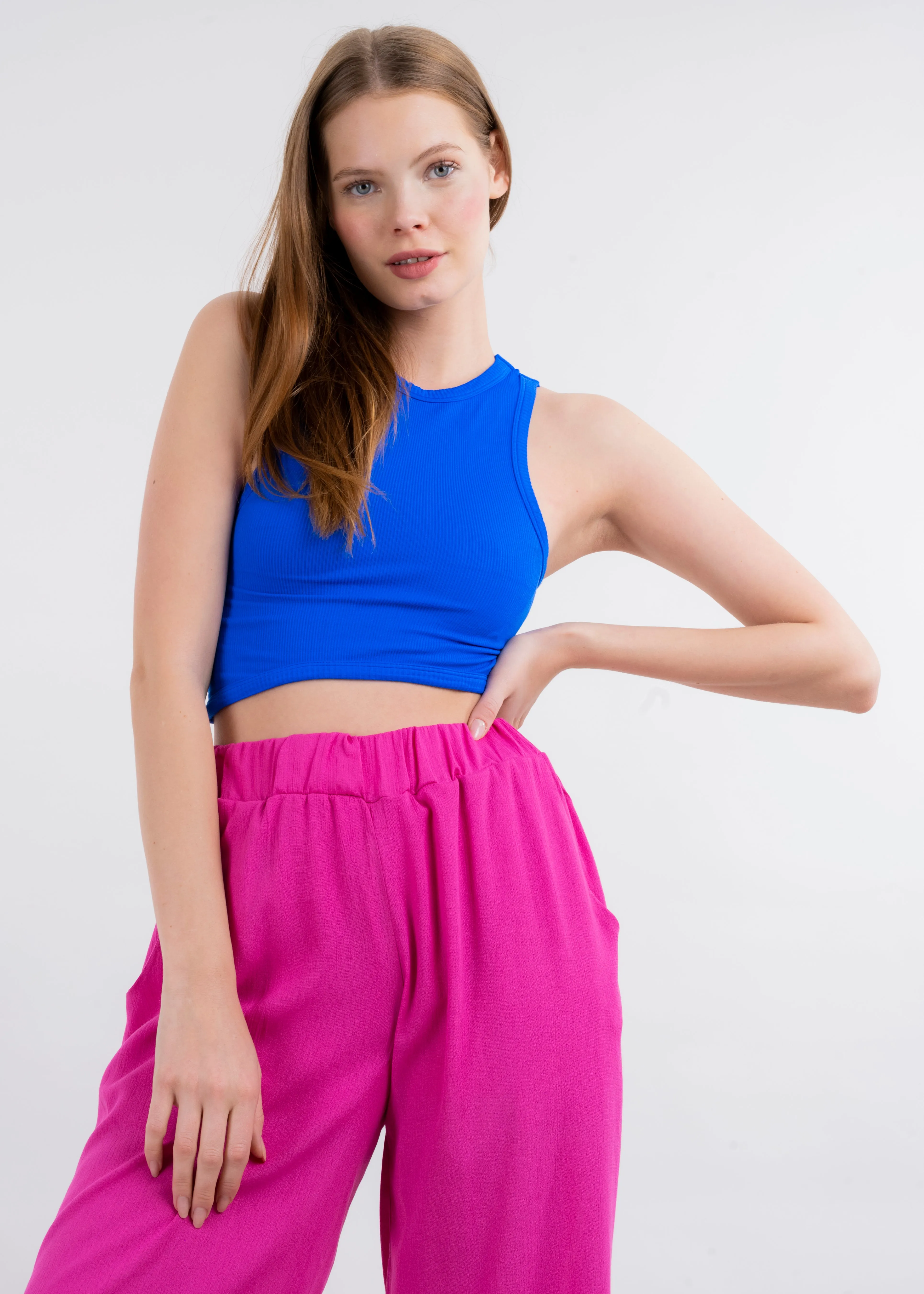 Top tank seamless liso sold by Shasa