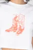 Playera estampada bota vaquera sold by Shasa