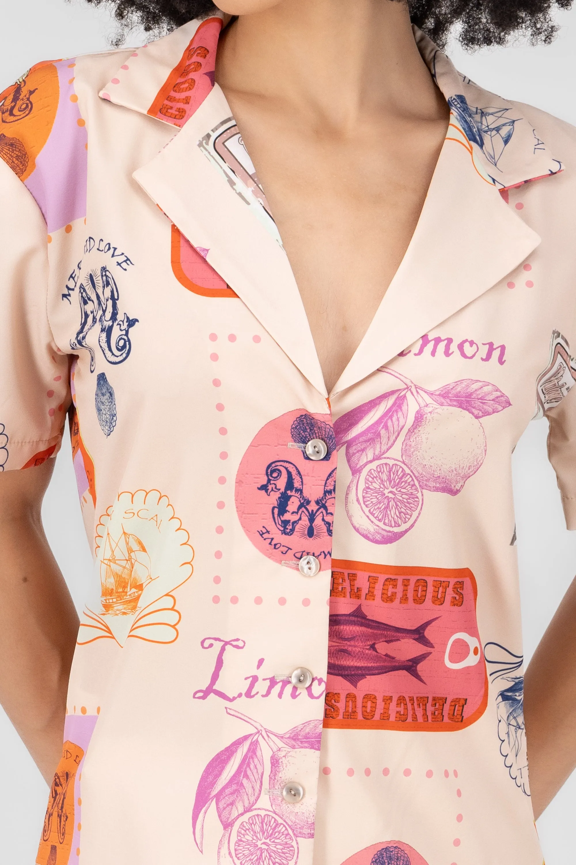 Camisa resort estampada Hypsters sold by Shasa product image thumbnail 4