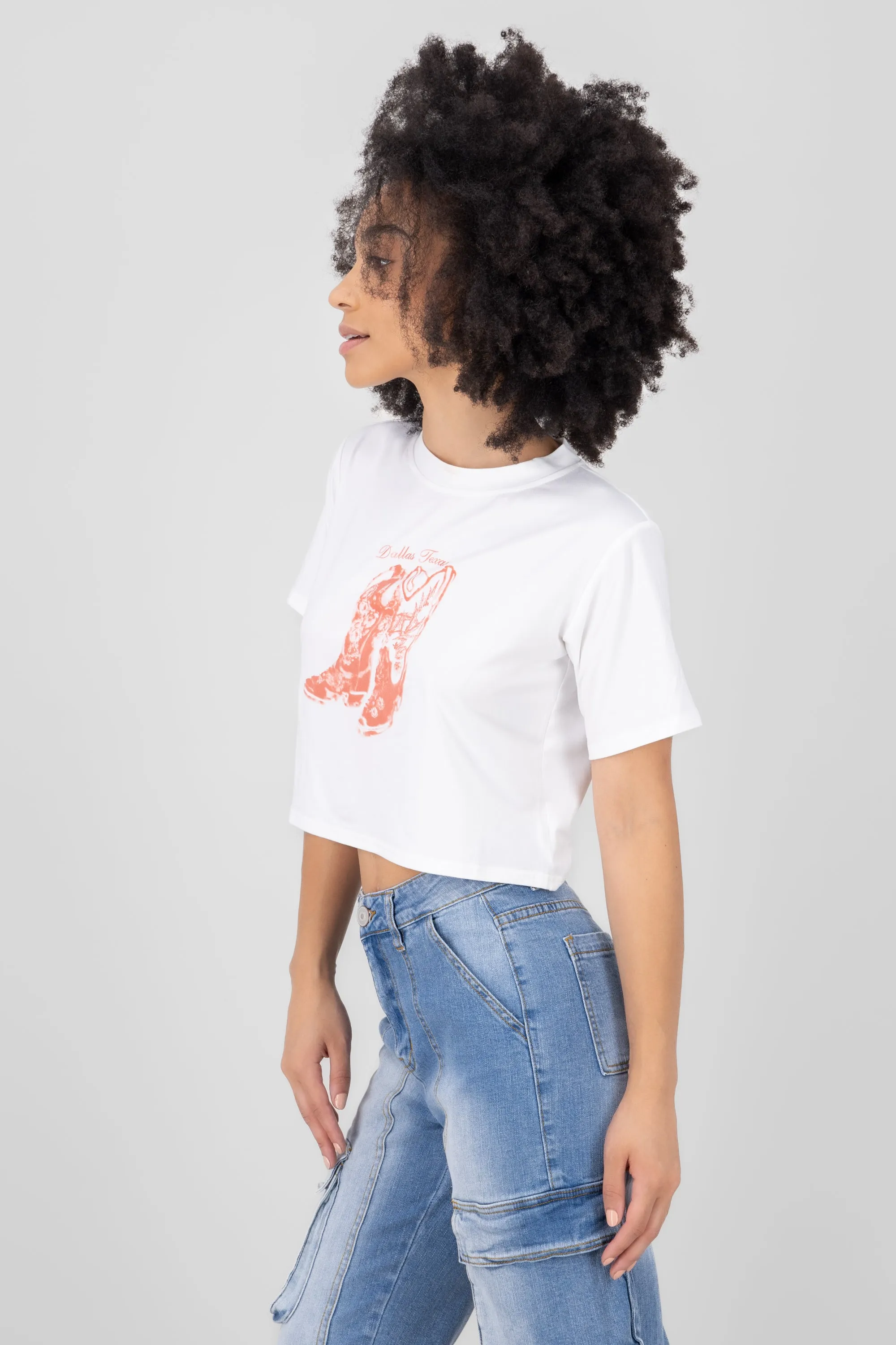 Playera estampada bota vaquera sold by Shasa product image thumbnail 3