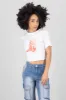 Playera estampada bota vaquera sold by Shasa