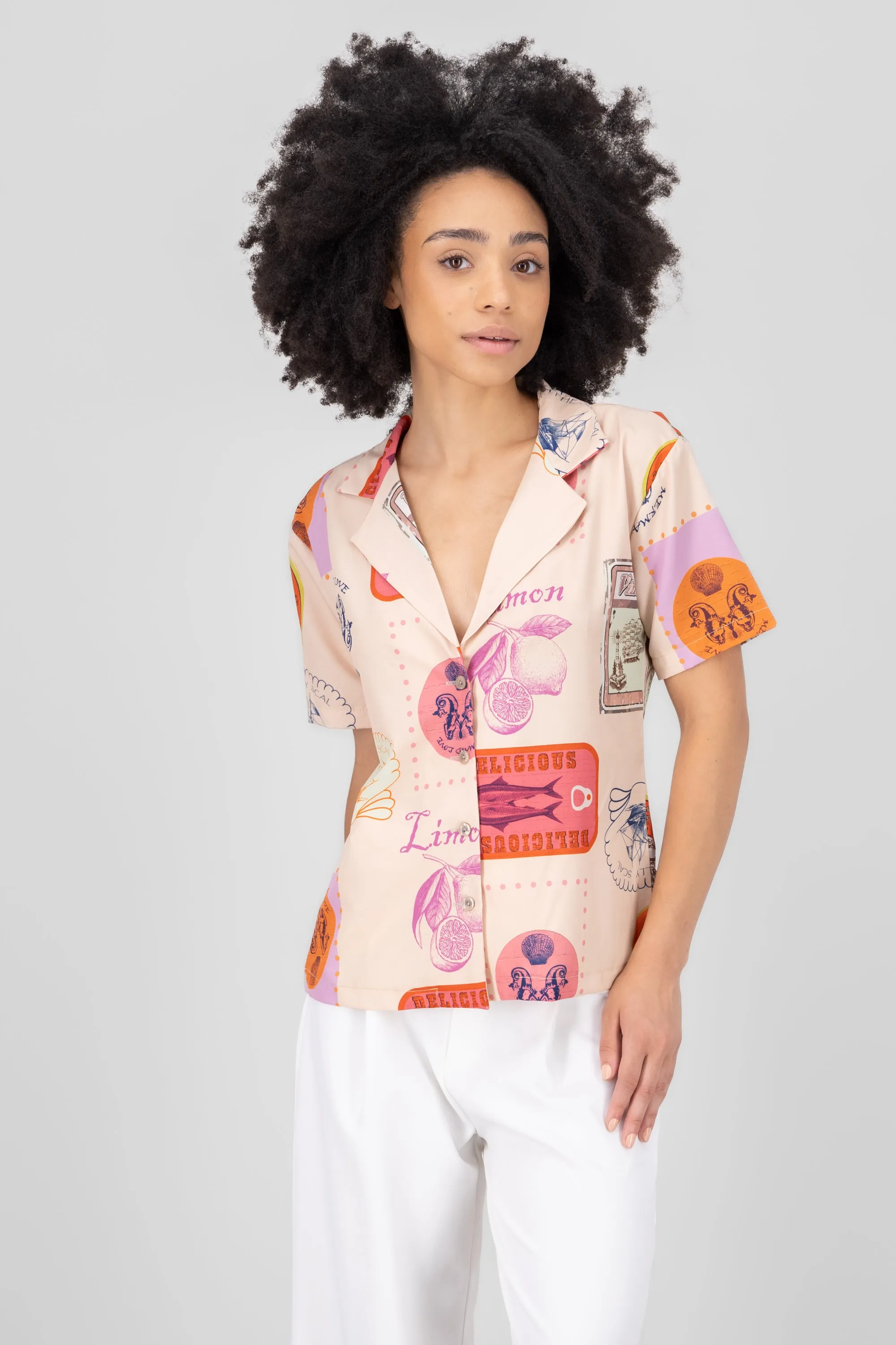 Camisa resort estampada Hypsters sold by Shasa