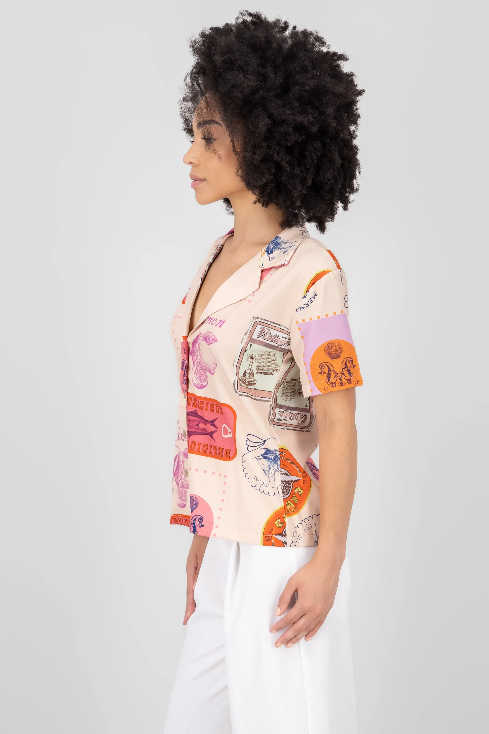 Camisa resort estampada Hypsters sold by Shasa product image thumbnail 2