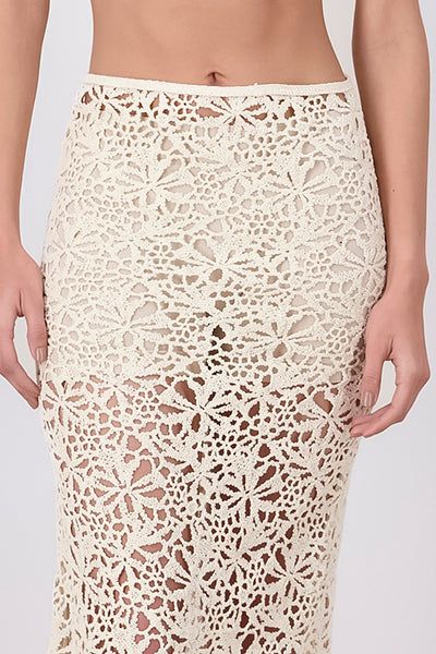 Falda midi crochet sold by Shasa product image thumbnail 5
