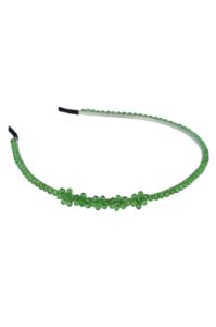 Diadema delgada brillos flores sold by Shasa