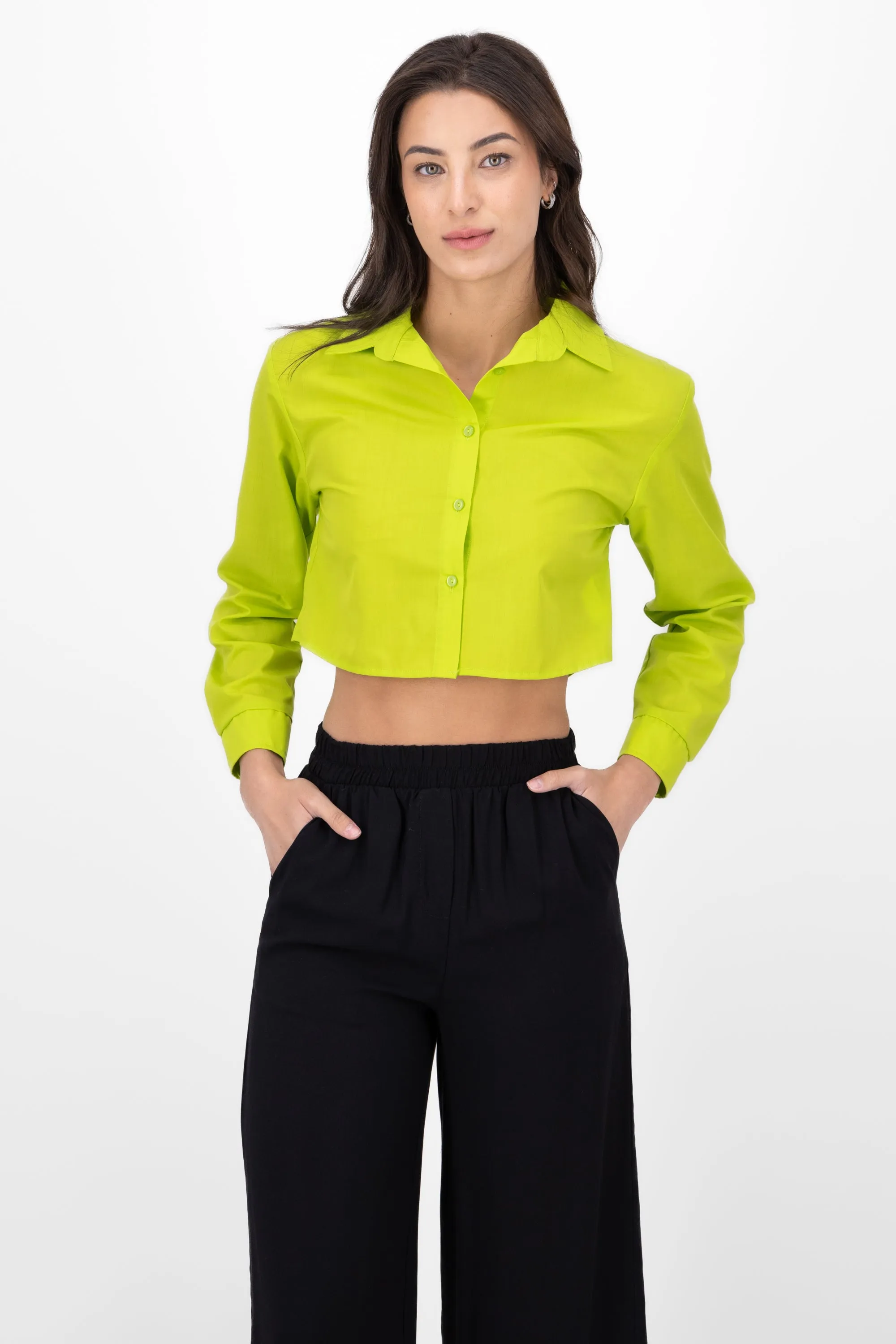 Camisa Crop Manga Larga sold by Shasa product image thumbnail 2