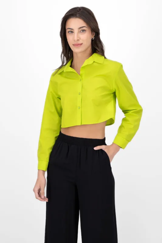 Camisa Crop Manga Larga sold by Shasa