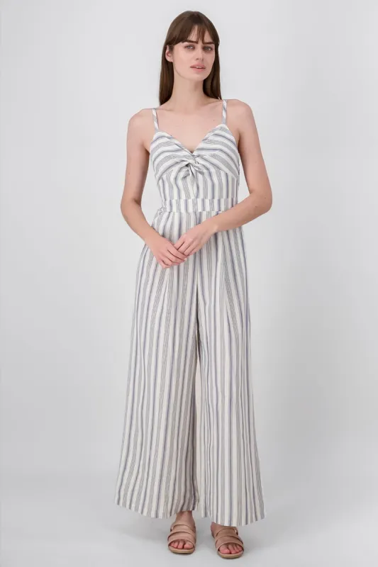 Jumpsuit rayas detalle escote sold by Shasa