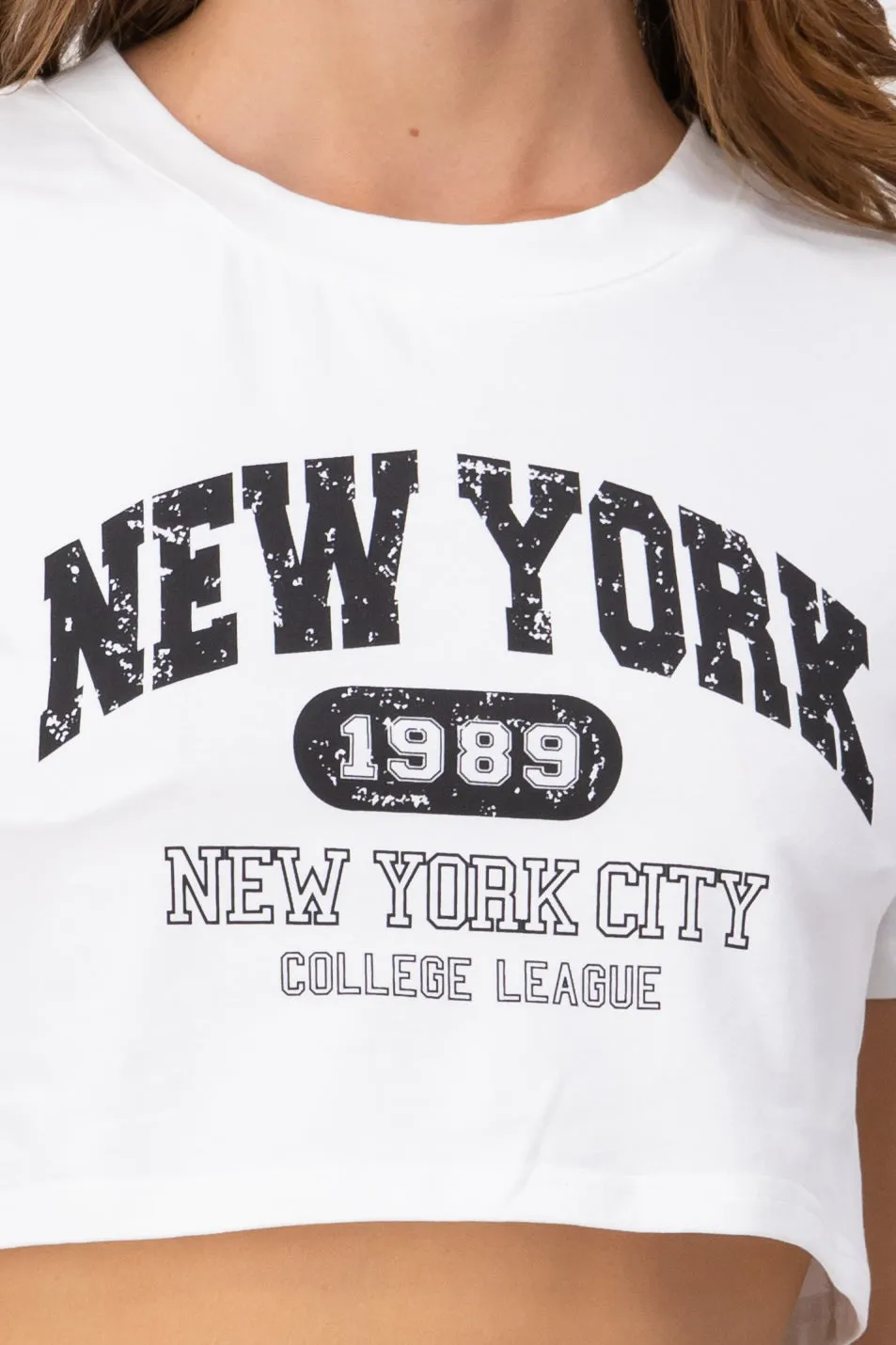 Playera crop estampado New York sold by Shasa product image thumbnail 5