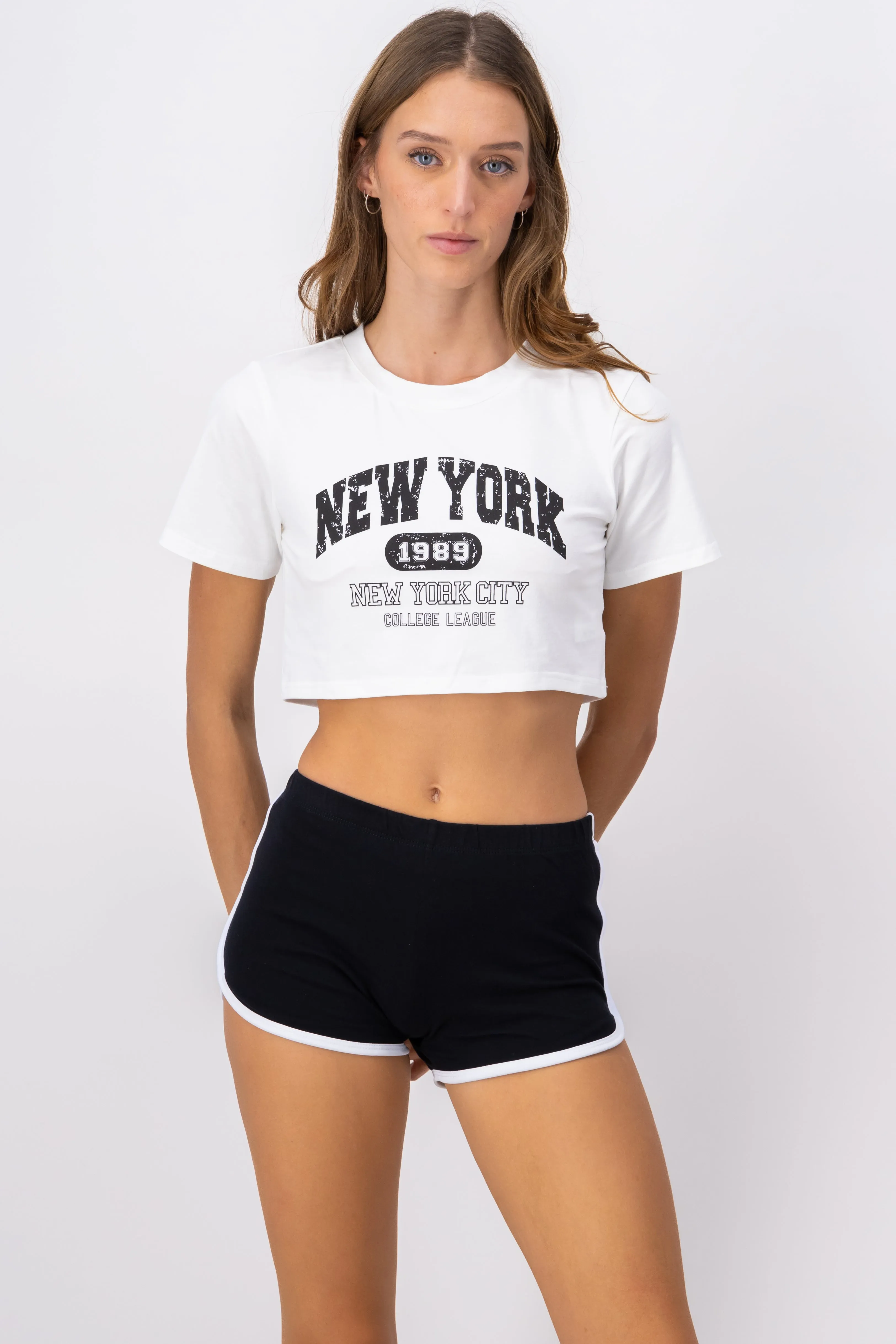 Playera crop estampado New York sold by Shasa product image thumbnail 2