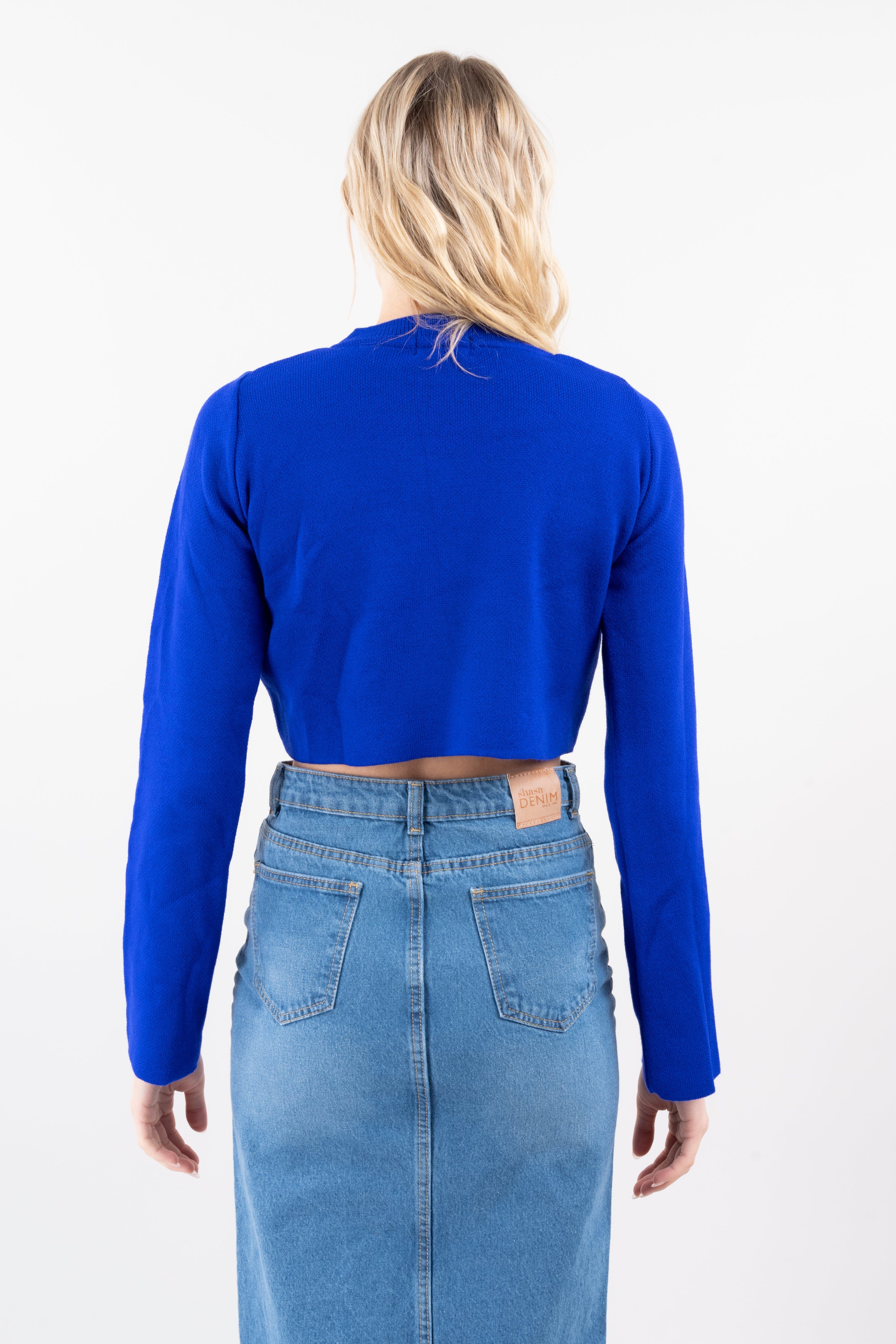 Suéter Crop Manga Amplia sold by Shasa product image thumbnail 4