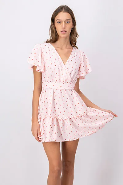 Vestido mini corazones olanes sold by Shasa