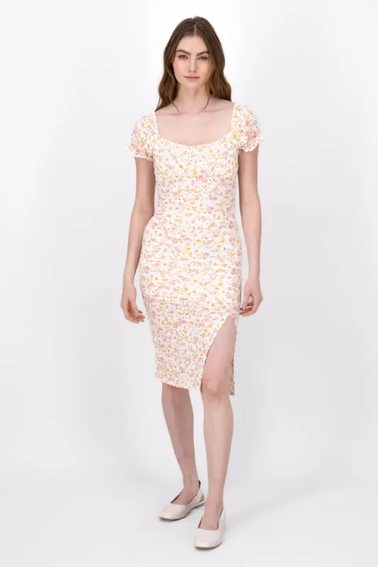 Vestido Midi Con Estampado Floral sold by Shasa