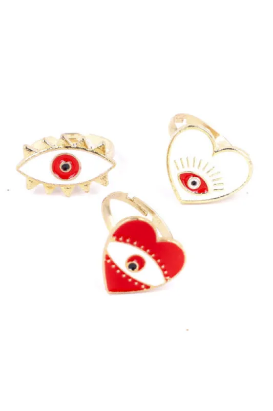 3 Set Anillos Ojos sold by Shasa