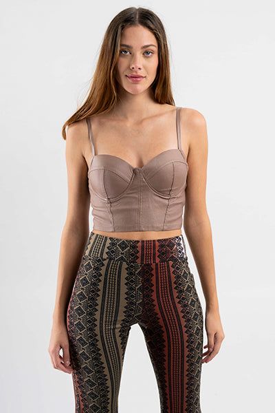 Top corset efecto piel sold by Shasa product image thumbnail 2