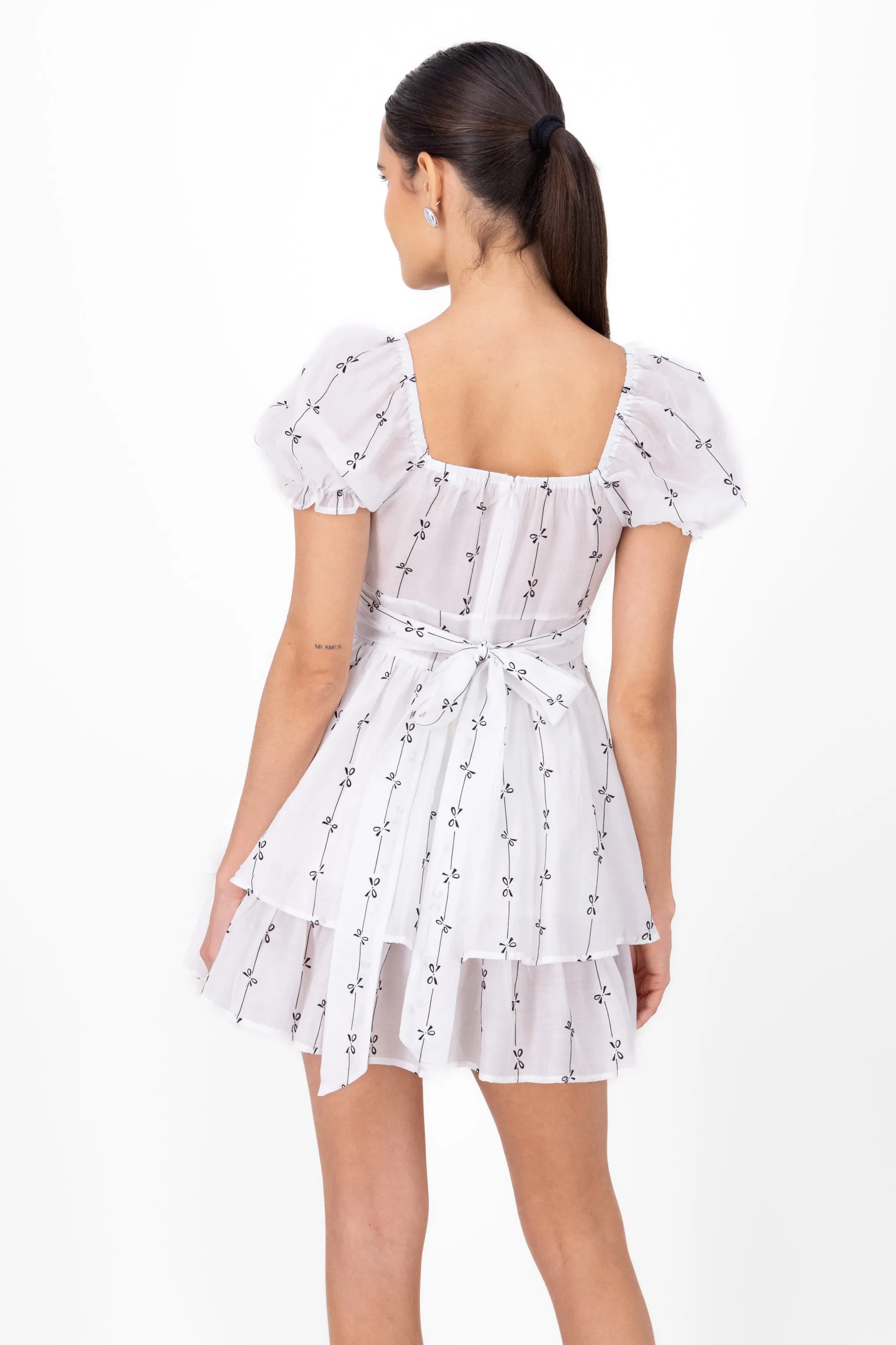 Vestido olanes estampado moños sold by Shasa product image thumbnail 4