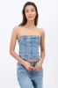 Top corset denim botón sold by Shasa