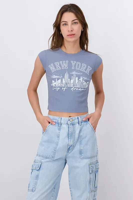Top acanalado New York sold by Shasa