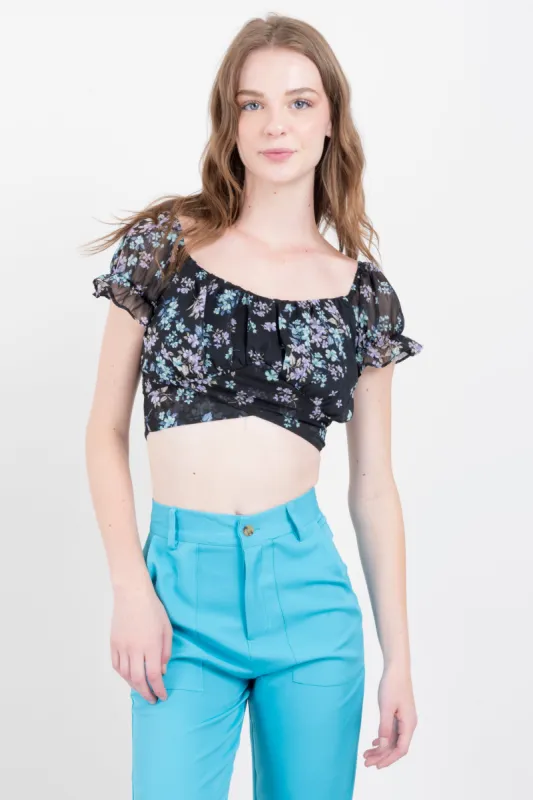 Top crop monocolor cinta sold by Shasa