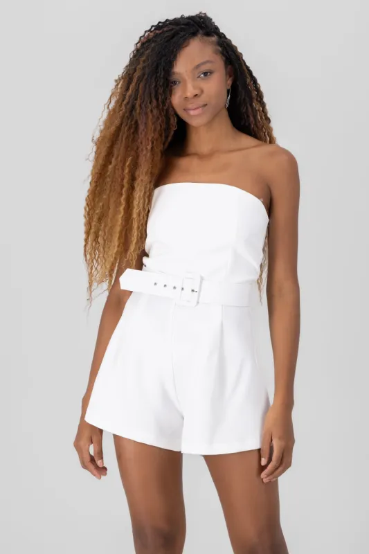 Romper strapless con cinturon Hypsters sold by Shasa