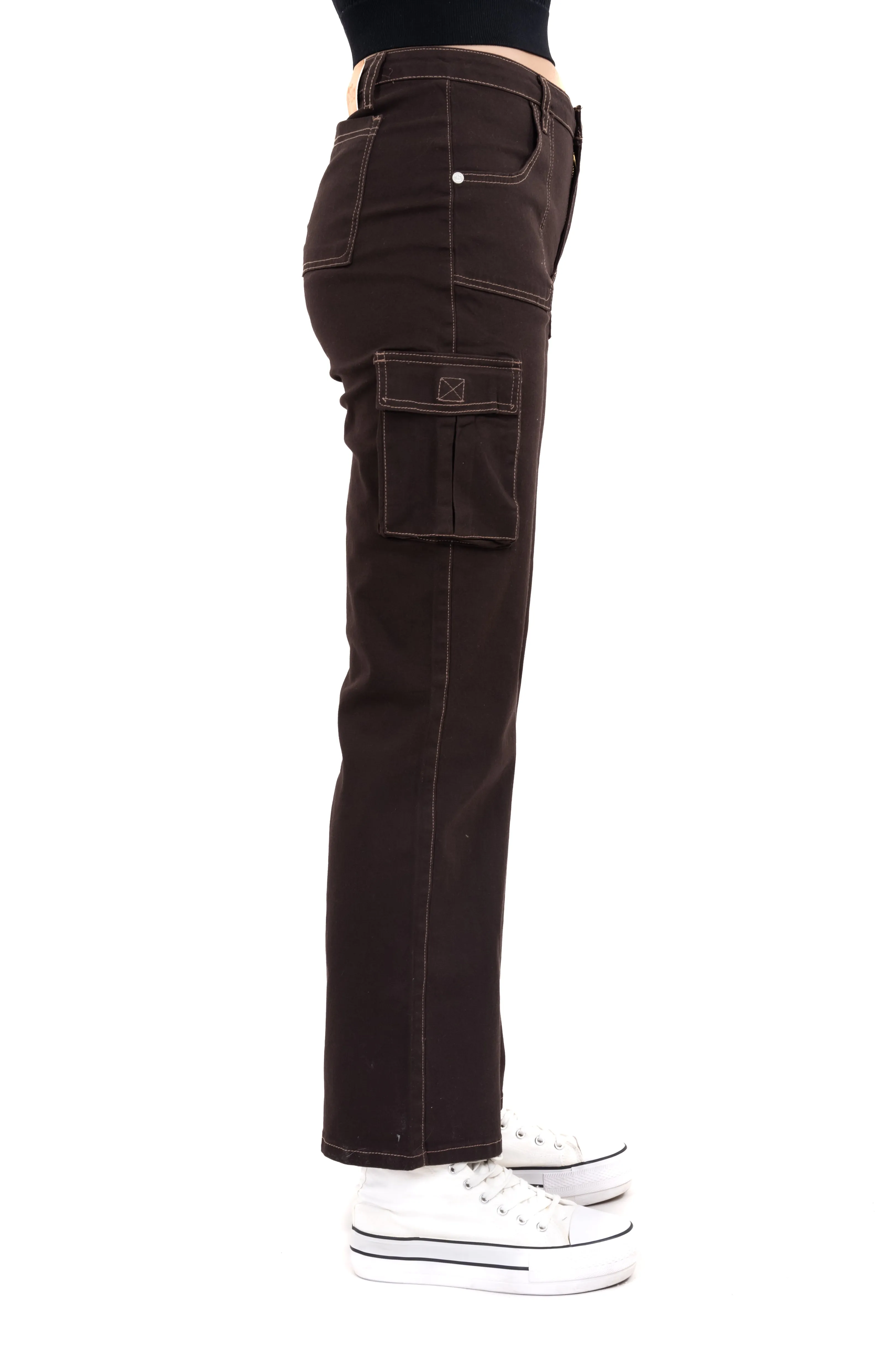 Jeans cargo wide leg lisos sold by Shasa product image thumbnail 3