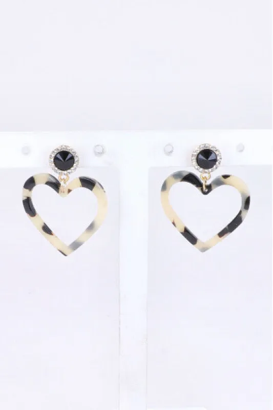Aretes Corazon Brillo sold by Shasa