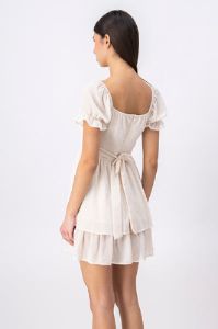 Vestido mini textura olanes sold by Shasa