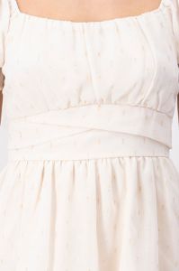 Vestido mini textura olanes sold by Shasa