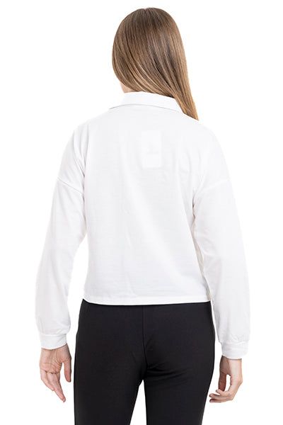 Blusa lisa cuello polo manga larga sold by Shasa product image thumbnail 4