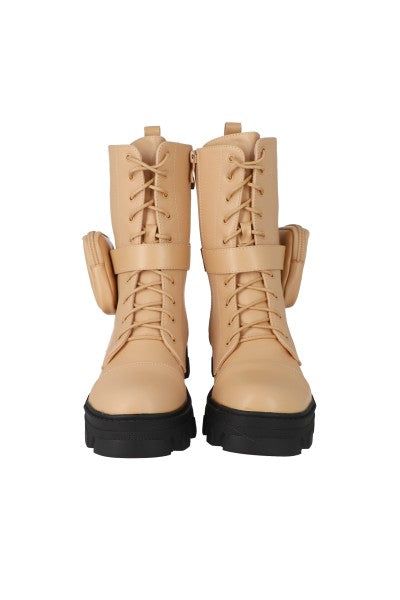 Bota combat larga con monedero sold by Shasa product image thumbnail 2