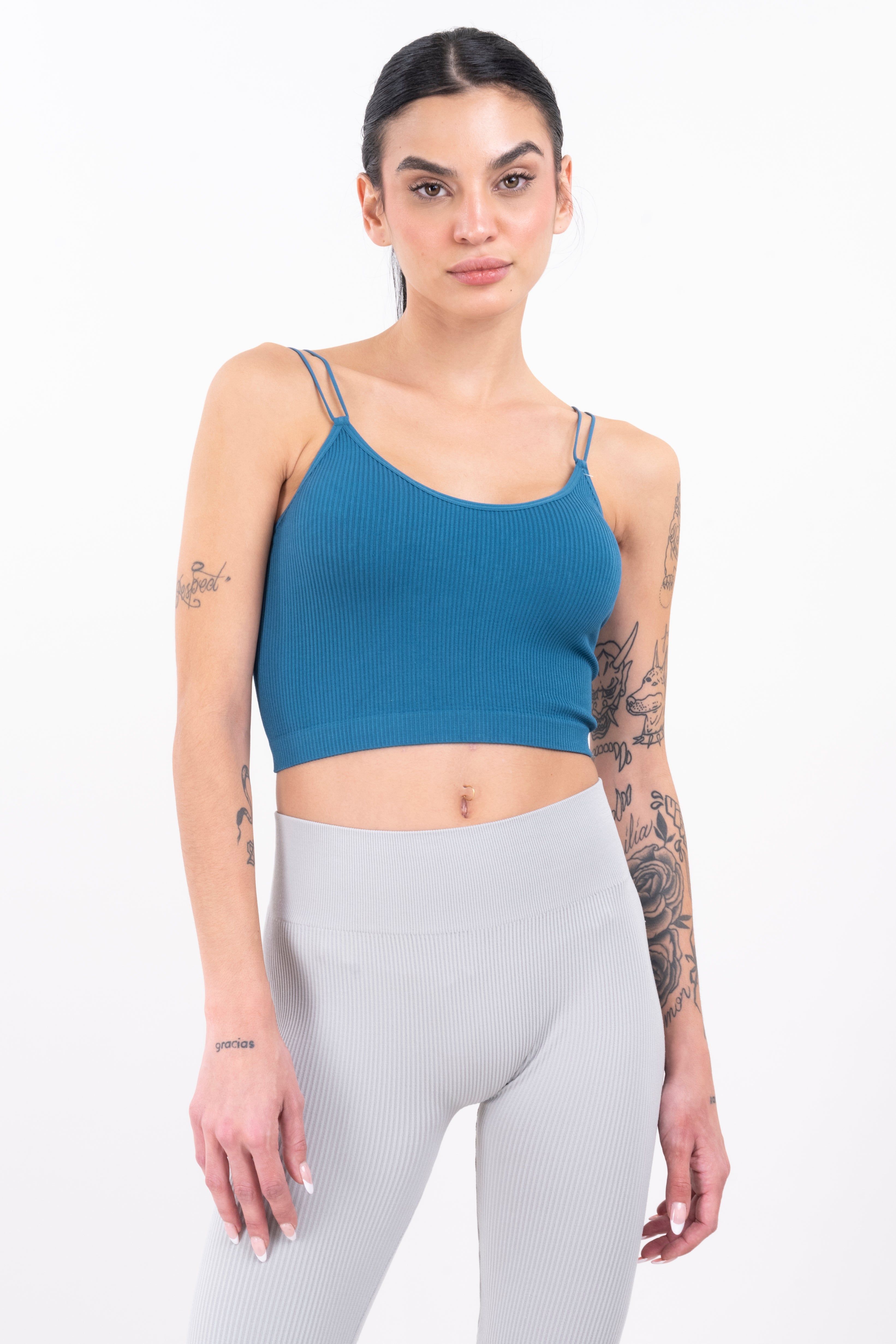 Top crop acanalado tirantes delgados sold by Shasa product image thumbnail 5