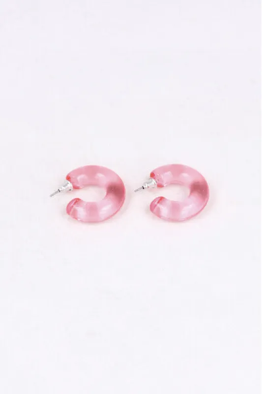 Arracadas Transparentes Color sold by Shasa