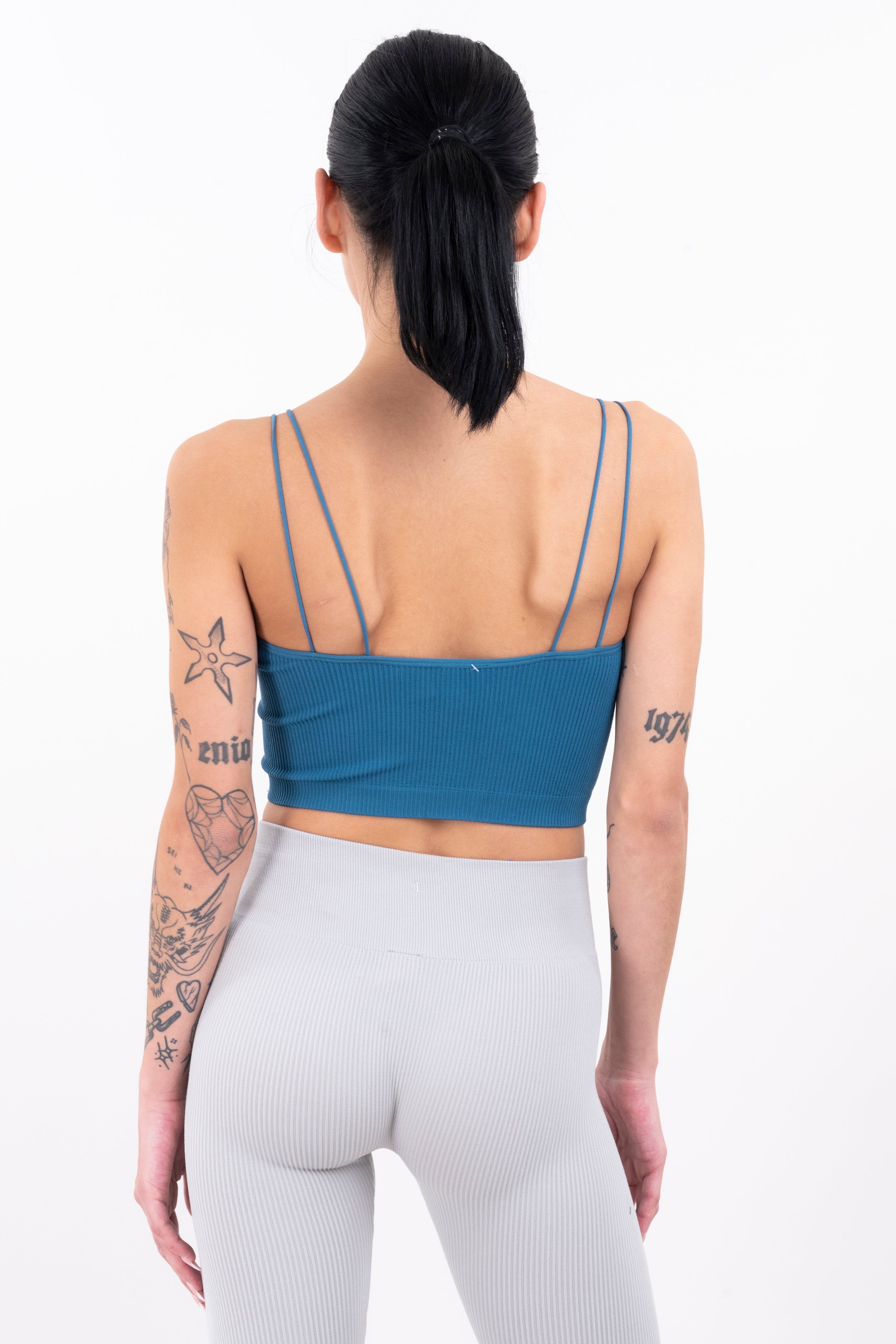 Top crop acanalado tirantes delgados sold by Shasa product image thumbnail 4