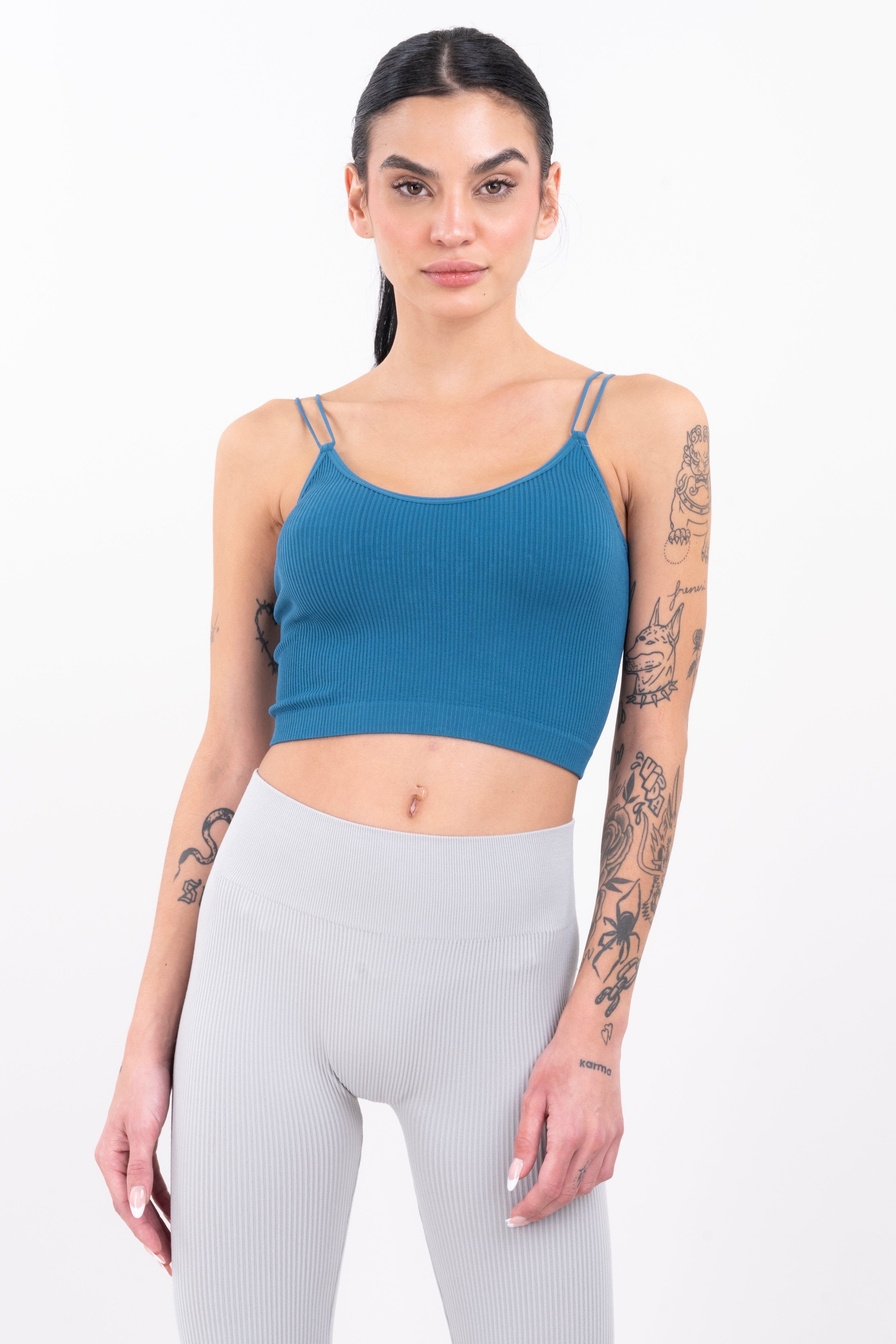 Top crop acanalado tirantes delgados sold by Shasa product image thumbnail 2