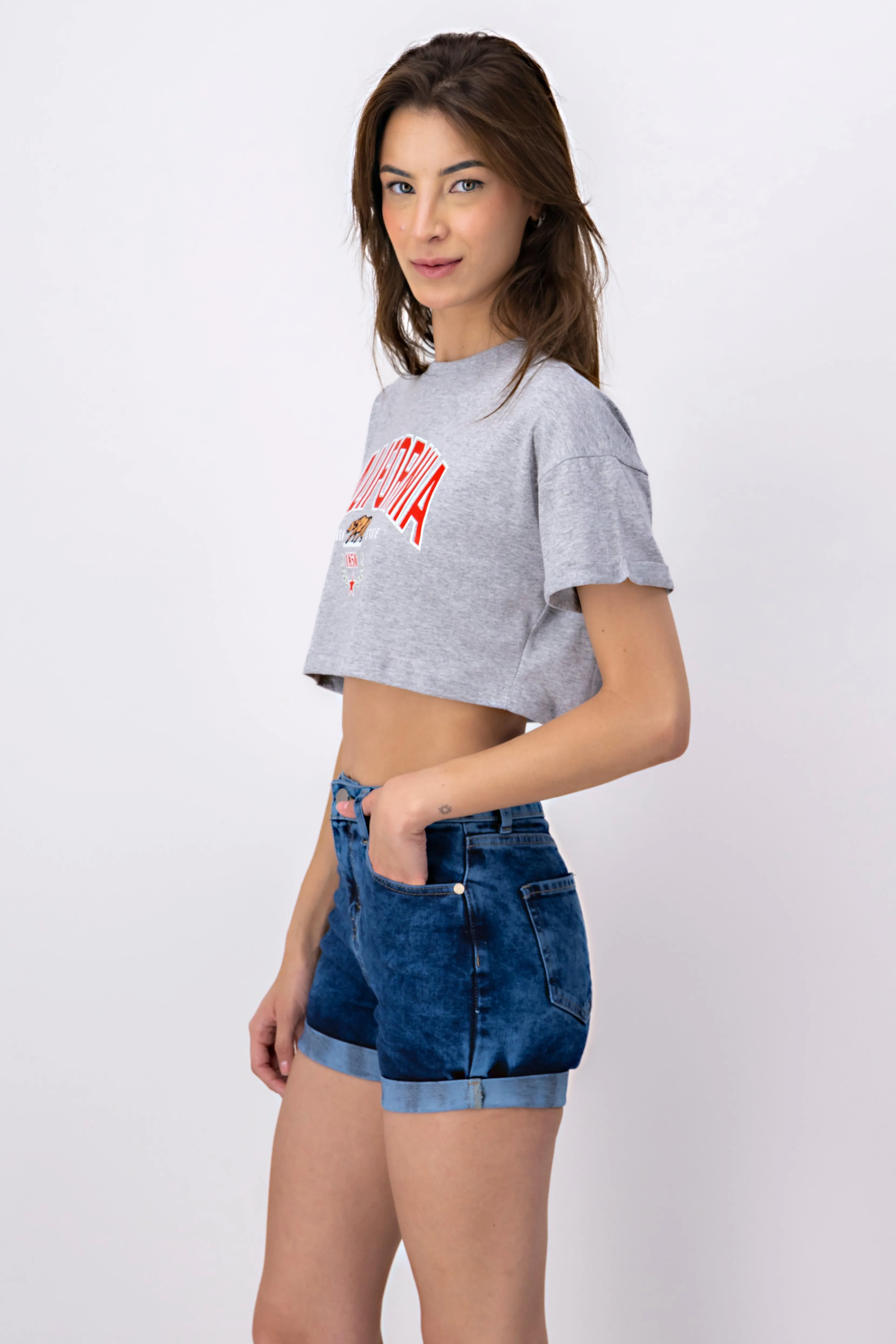 Playera Crop California sold by Shasa product image thumbnail 3