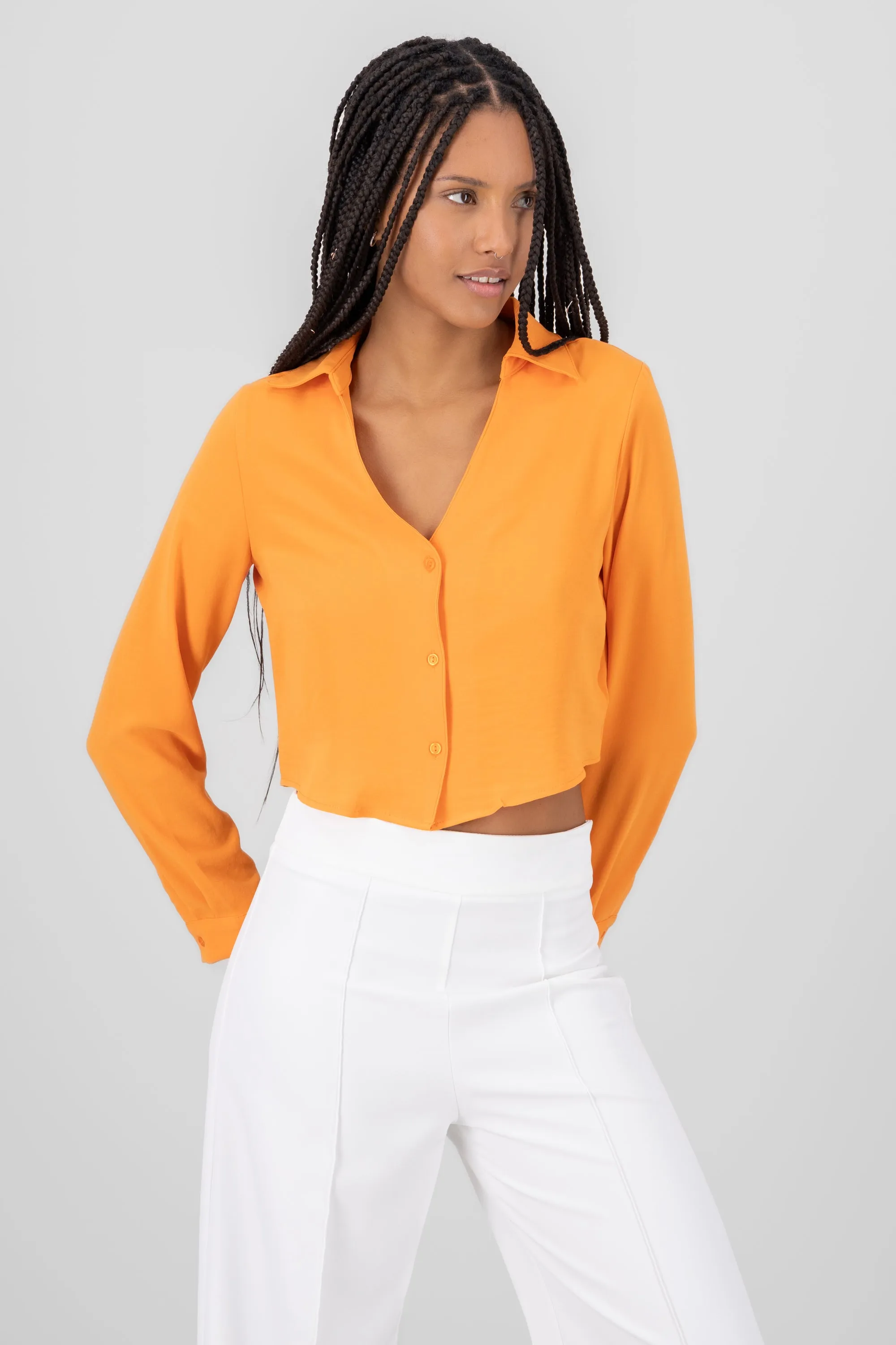 Camisa Crop Escote sold by Shasa product image thumbnail 2