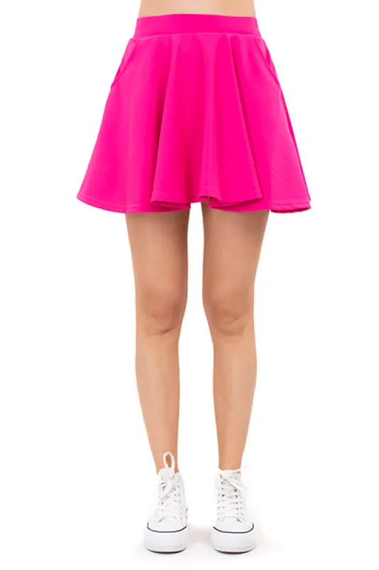 Falda mini bolsillos lisa sold by Shasa