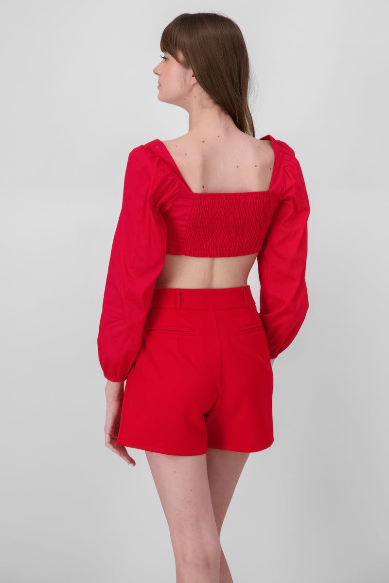 Blusa Manga Abullonada Escote Corazon sold by Shasa product image thumbnail 4