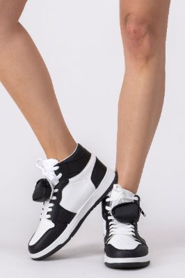 Tenis botín bicolor efecto piel sold by Shasa