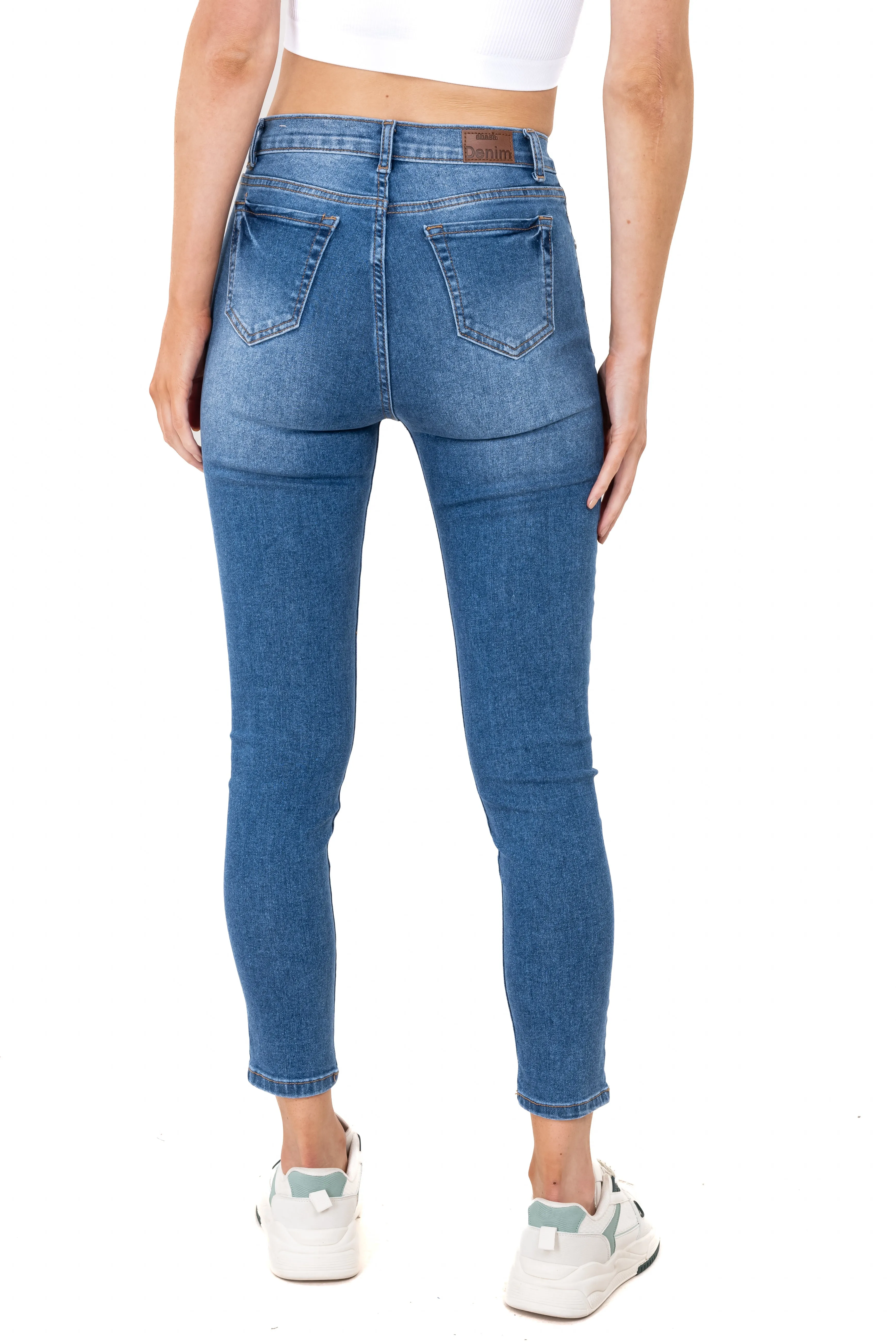 Jeans skinny efecto deslavado sold by Shasa product image thumbnail 4