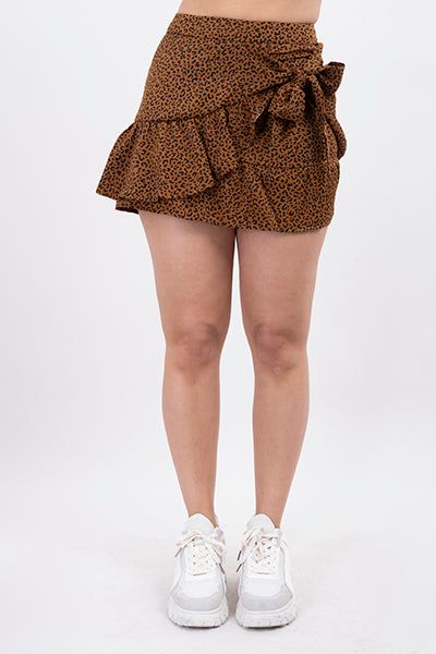 Falda mini estampado animal print sold by Shasa