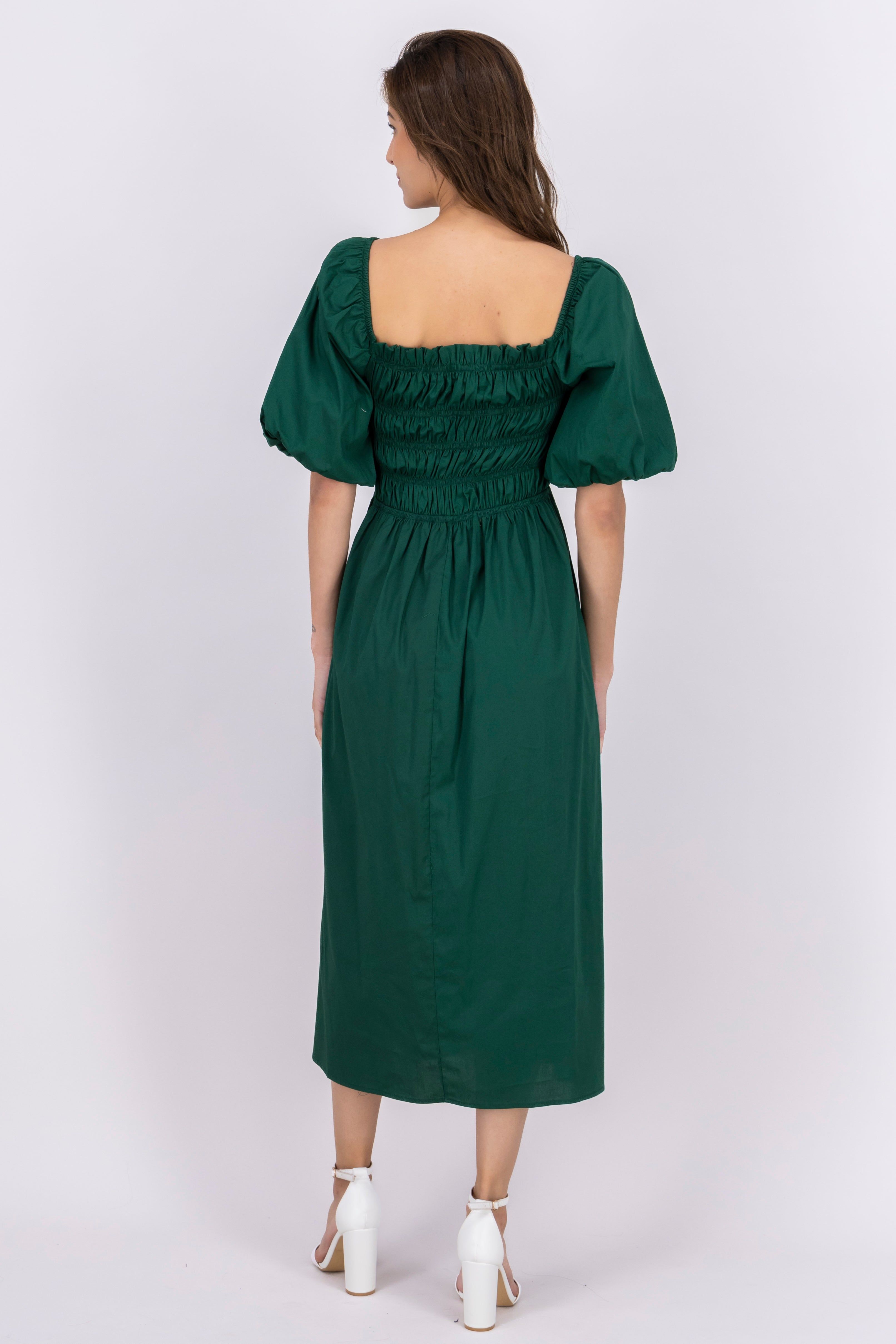 Vestido midi tejido popelina sold by Shasa product image thumbnail 4