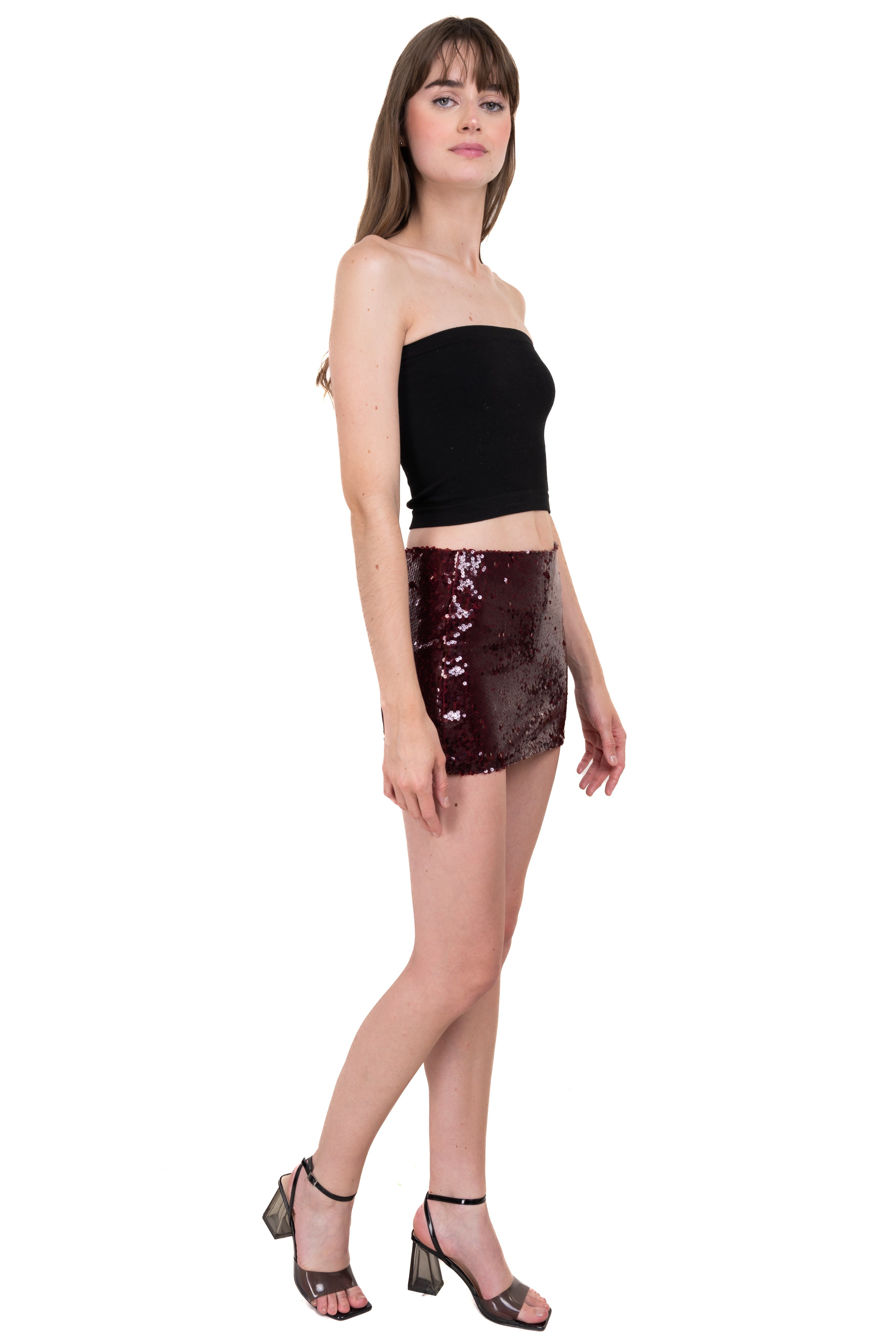 Falda corta de lentejuelas sold by Shasa product image thumbnail 3